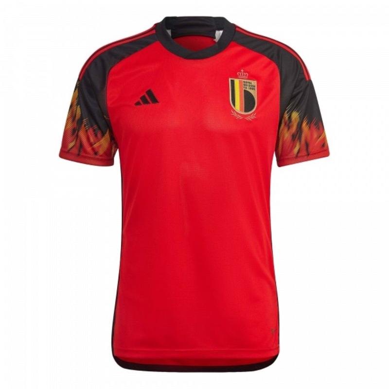 Camisa Adidas Bélgica 1 Copa Do Mundo 2022 Masculina - Camisa de